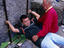 Kissing Blarney Stone is wet and sloppy experience because many people make pilgrimage daily.