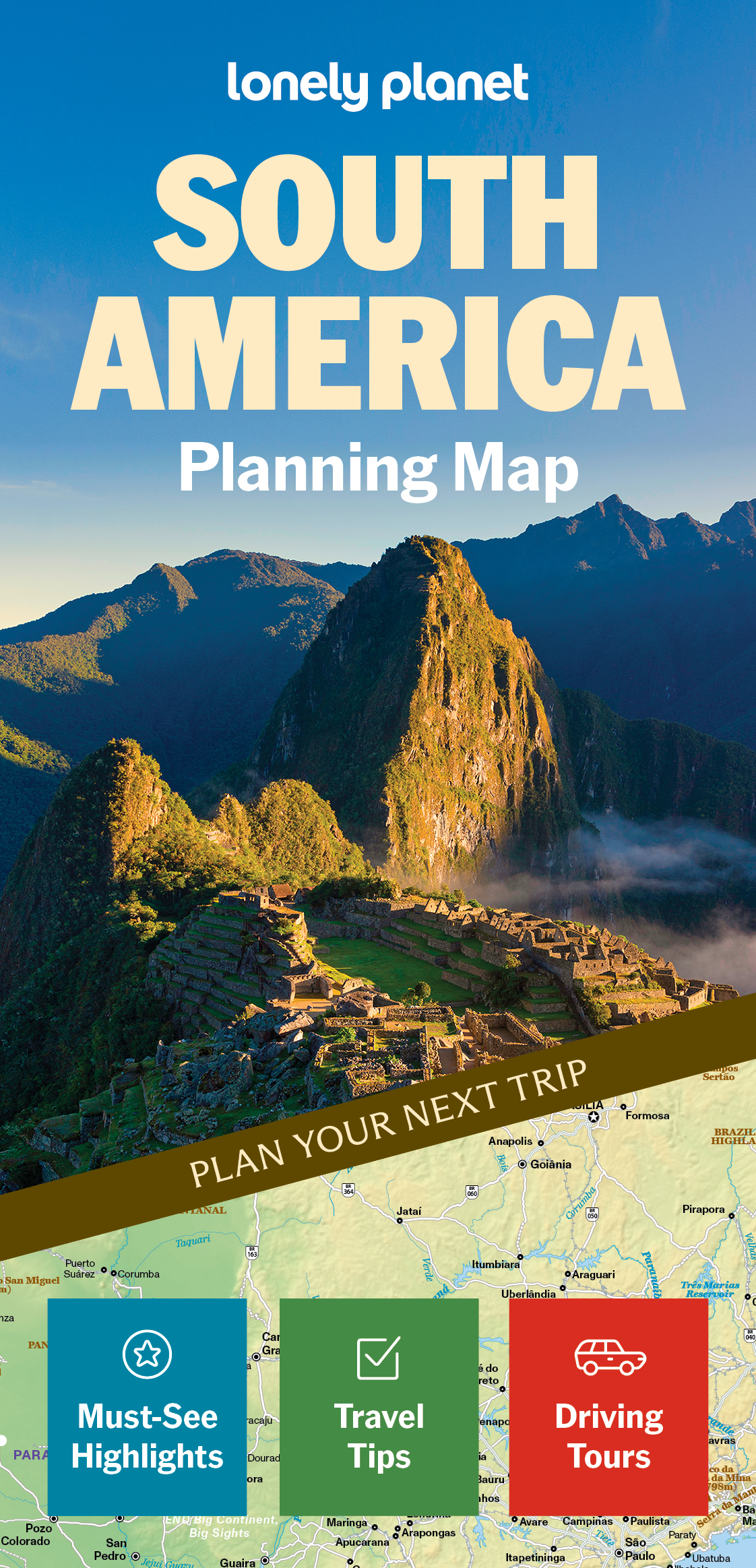 Lonely Planet South America Planning Map
