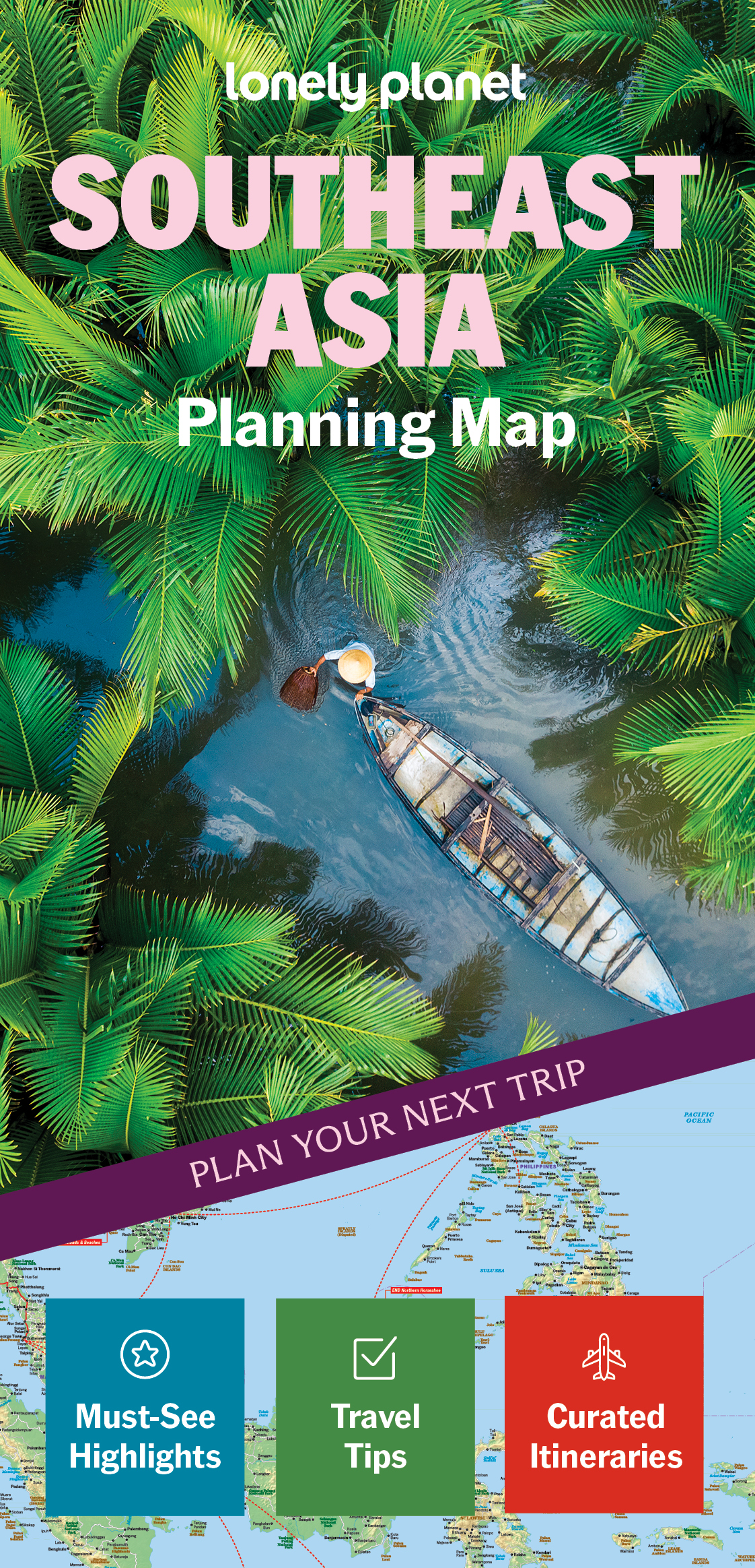 Lonely Planet Southeast Asia Planning Map