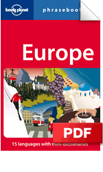 Europe Phrasebook