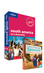 South America travel guide + Latin American Spanish phrasebook Bundle